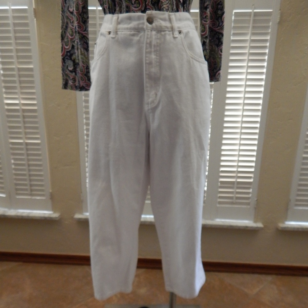 VINTAGE HALSTON CROP JEANS
